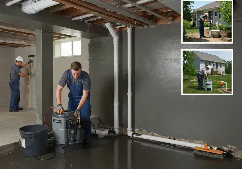 Basement Waterproofing and Flood Prevention process in Oakland City, IN